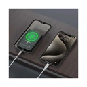 Powerology 10000mAh Magsafe Aluminum Powerbank Dark Grey