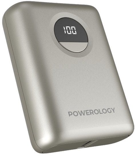 Powerology 10000mAh Ultra-Compact Power Bank