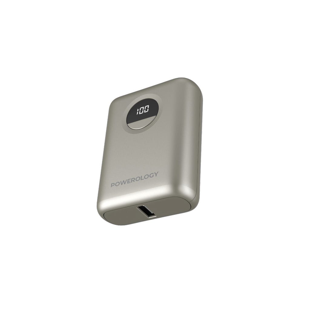Powerology 10000mAh Ultra-Compact Power Bank