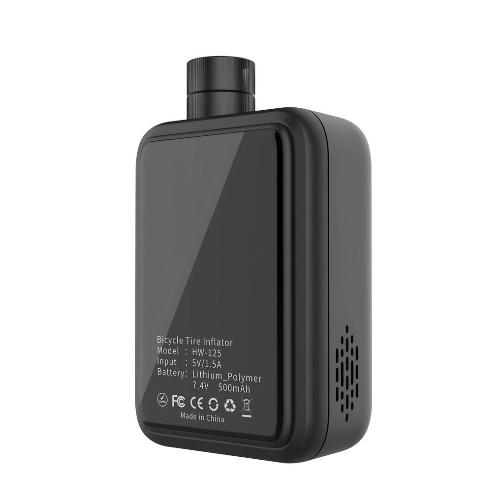 Powerology Super Compact Tire Inflator Black