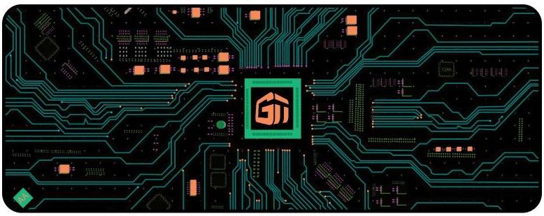 GamerTek Circuit Cool Desk Mat