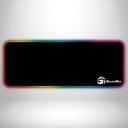 GamerTek Midnight Black RGB Desk Mat