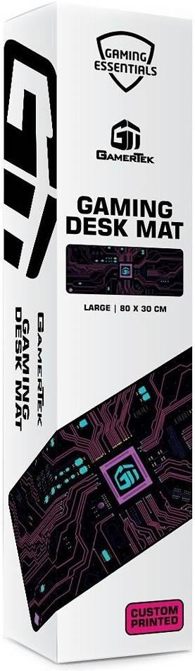 GamerTek Circuit Hot Pink Desk Mat