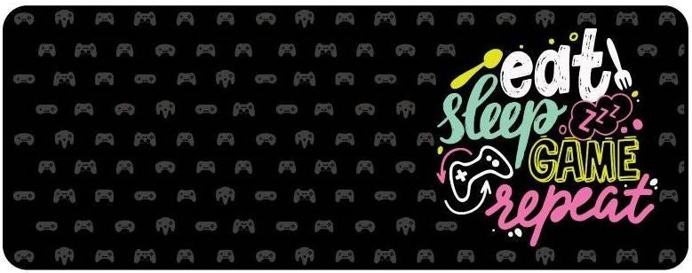 GamerTek Eat Sleep Game Desk Mat