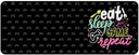 GamerTek Eat Sleep Game Desk Mat