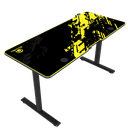 GamerTek GT-Elevate X Gaming Desk - Yellow & Black