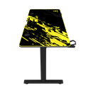 GamerTek GT-Elevate X Gaming Desk - Yellow & Black