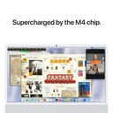 Apple 24-inch iMac with Retina 4.5K M4 chip with 8 core CPU and 8 core GPU, 16GB/256GB Silver