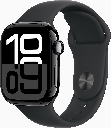 Apple Watch Series 10 GPS 42mm Jet Black Aluminium Case with Black Sport Band - M/L
