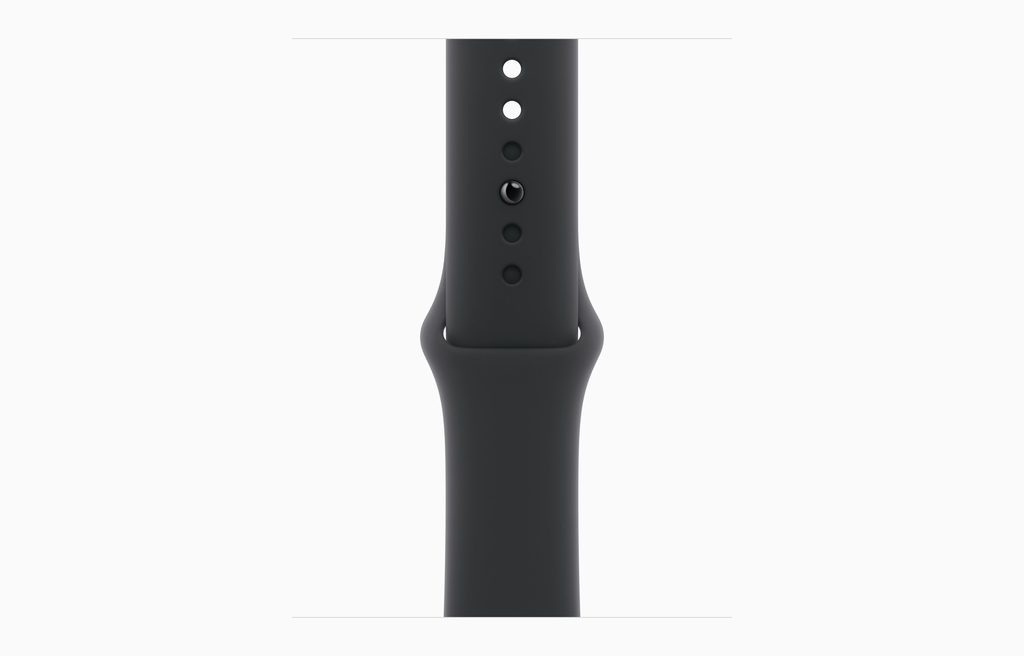 Apple Watch Series 10 GPS 42mm Jet Black Aluminium Case with Black Sport Band - M/L