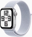 Apple Watch SE GPS 40mm Silver Aluminium Case with Blue Cloud Sport Loop