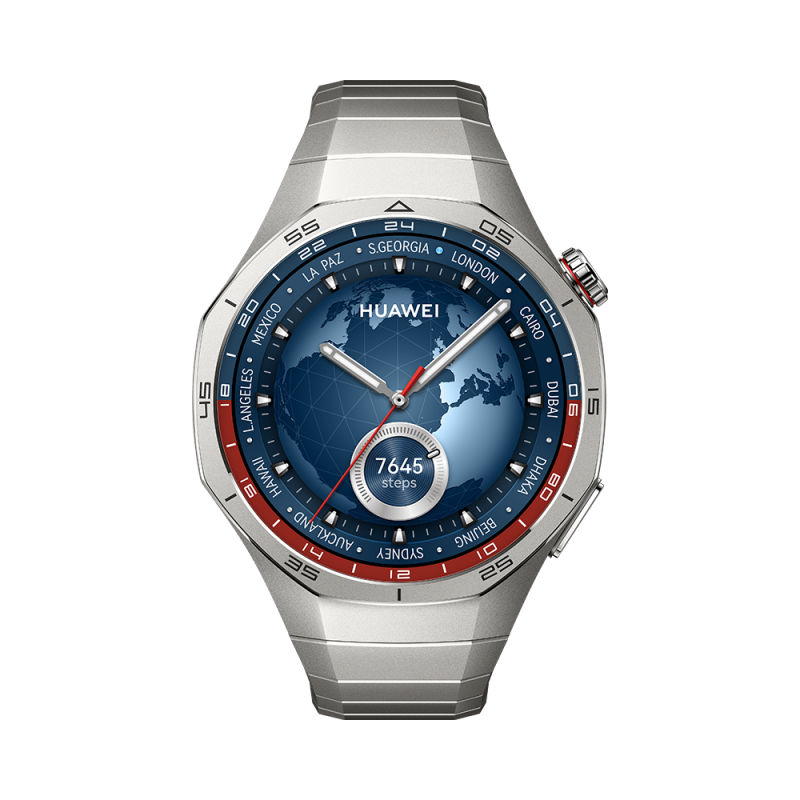 HUAWEI WATCH GT 5 PRO 46MM TITANIUM â€“ TITANIUM FLUOROELASTOMER STRAP