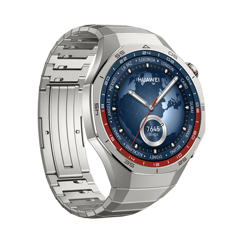 HUAWEI WATCH GT 5 PRO 46MM TITANIUM â€“ TITANIUM FLUOROELASTOMER STRAP