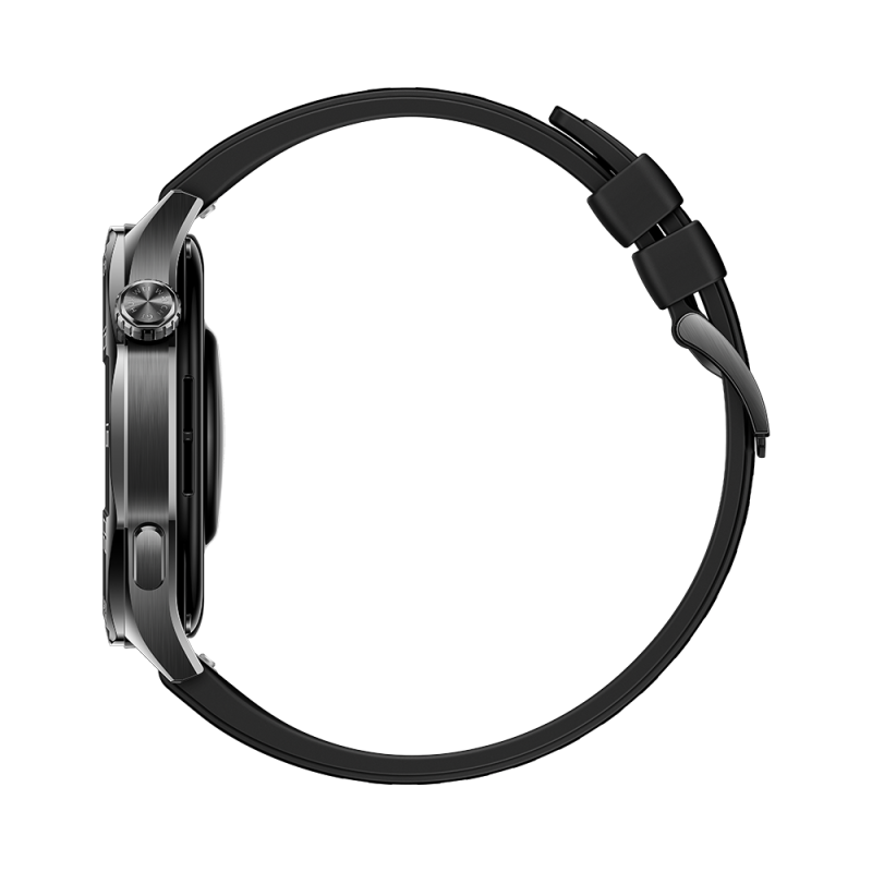 HUAWEI WATCH GT 5 46MM BLACK â€“ BLACK FLUOROELASTOMER STRAP