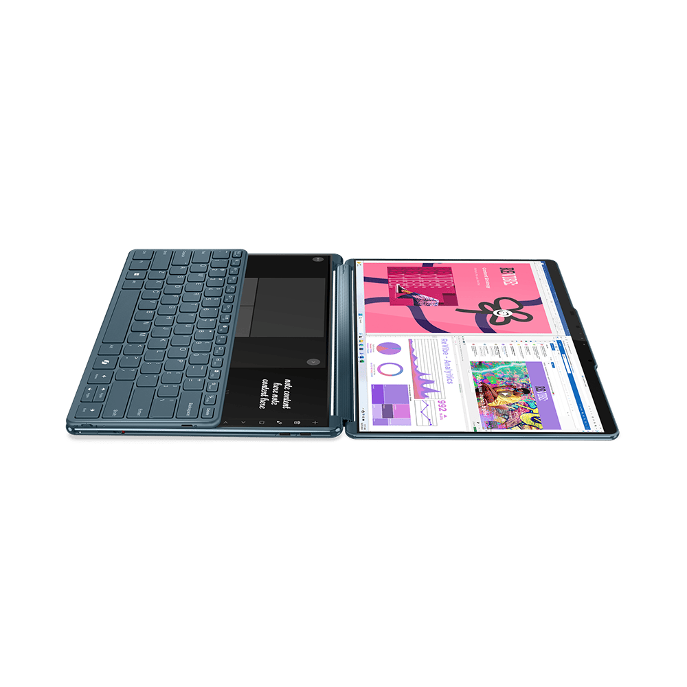 Lenovo Yoga Book 9 13IMU9 (Ultra 7 155U, 16GB, 1TB, 2x 13.3" 2.8K Oled, Teal, Win 11) 2 Yrs P-Warra