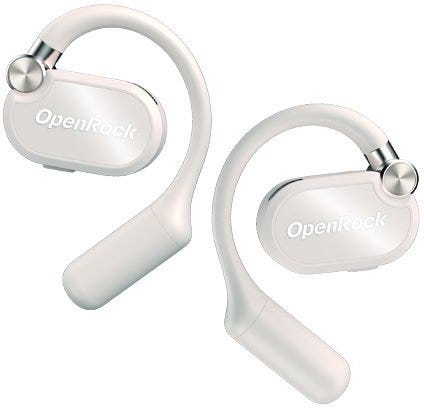 OpenRock X Open-Ear Air Conduction Sport Earbuds White