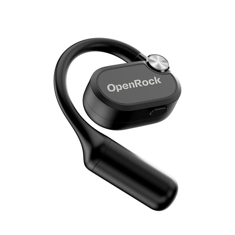 OpenRock X Open-Ear Air Conduction Sport Earbuds Black