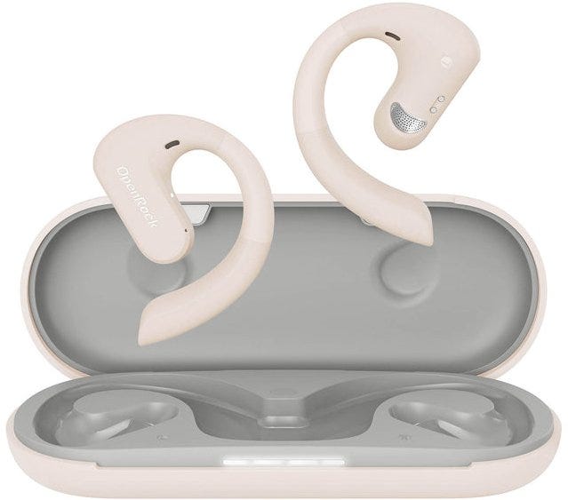 OpenRock S Open-Ear Air Conduction Sport Earbuds Sand