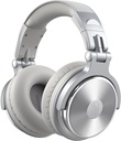 OneOdio Pro-10 Over Ear Headphone, Wired DJ Bass Headsets with 50mm Driver, Foldable Lightweight Silver