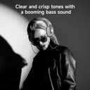 OneOdio Pro-10 Over Ear Headphone, Wired DJ Bass Headsets with 50mm Driver, Foldable Lightweight Silver