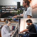 OneOdio Pro-10 Over Ear Headphone, Wired DJ Bass Headsets with 50mm Driver, Foldable Lightweight Gold