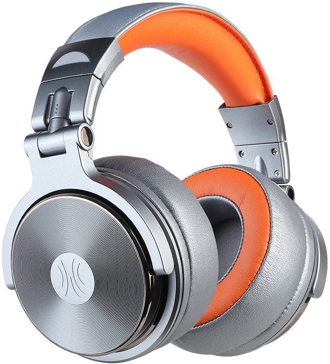 OneOdio Pro 50 Studio Wired Headphones Hi-Res Audio Dark-silver