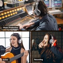 OneOdio Pro 30 Studio Wired Headphones Silver-brown