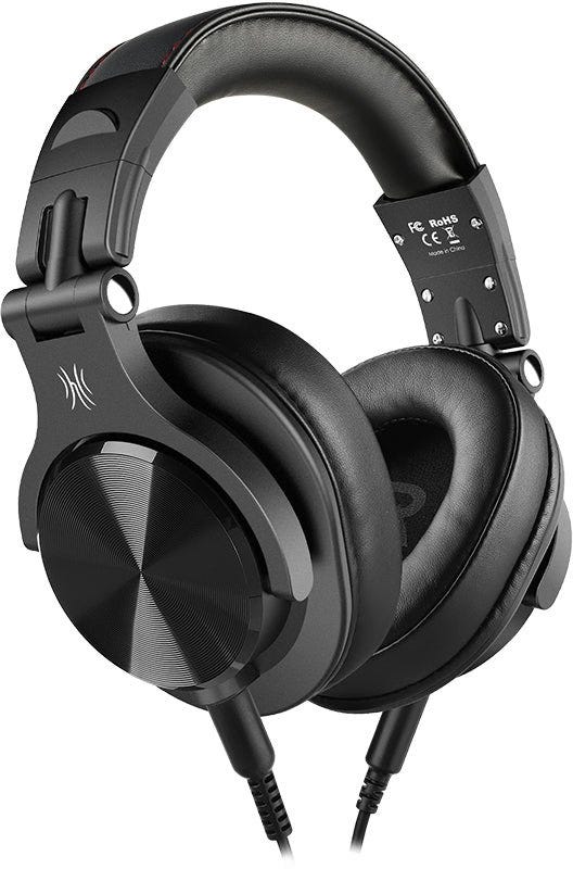 OneOdio A71 Hi-Res Studio Recording Headphones - Wired Over Ear Headphones Black
