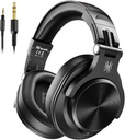 OneOdio A71 Hi-Res Studio Recording Headphones - Wired Over Ear Headphones Black
