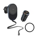 HYPHEN MAGT WC15 MagSafe Wireless Charger 15W with built in Type C Cable - Black
