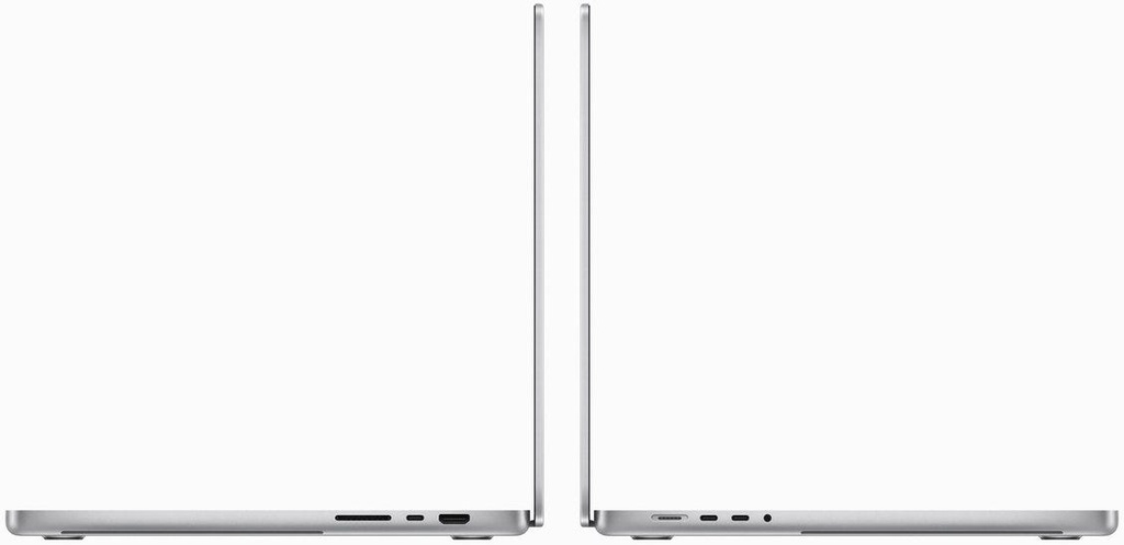 Apple MacBook Pro 14" M3 chip with 8 core CPU and 10 core GPU, 512GB SSD KB- ENG/ARB - Silver