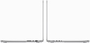 Apple MacBook Pro 14" M3 chip with 8 core CPU and 10 core GPU, 512GB SSD KB- ENG/ARB - Silver