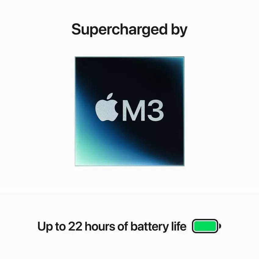 Apple MacBook Pro 14" M3 chip with 8 core CPU and 10 core GPU, 512GB SSD KB- ENG/ARB - Silver