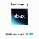 Apple MacBook Pro 14" M3 chip with 8 core CPU and 10 core GPU, 512GB SSD KB- ENG/ARB - Silver