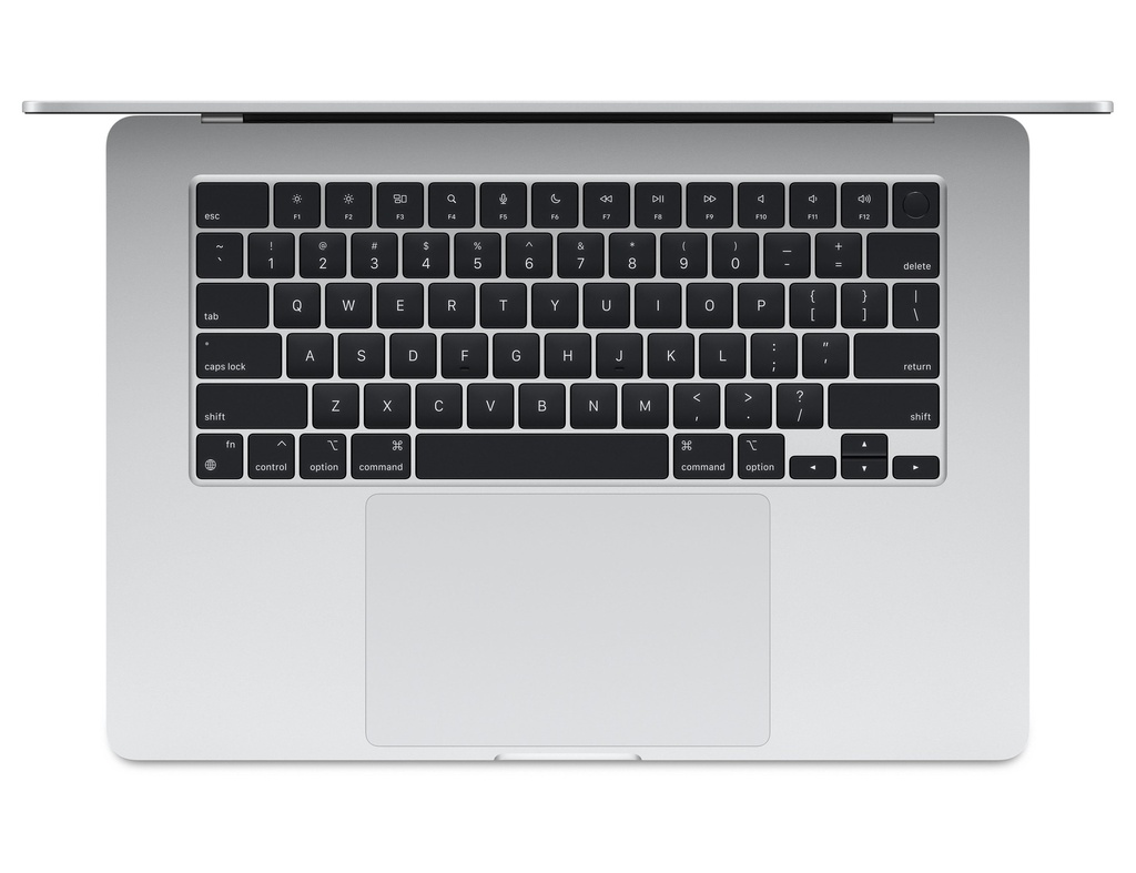Apple MacBook Air 15" M3 chip with 8-core CPU and 10-core GPU, 8GB, 512GB SSD KB- ENG/ARB - Silver