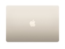 Apple MacBook Air 15" M3 chip with 8-core CPU and 10-core GPU, 8GB, 256GB SSD KB- ENG/ARB - Starlight