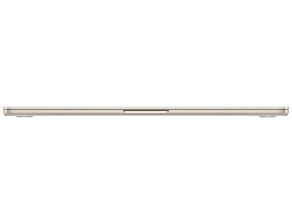 Apple MacBook Air 15" M3 chip with 8-core CPU and 10-core GPU, 8GB, 256GB SSD KB- ENG/ARB - Starlight