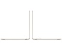 Apple MacBook Air 15" M3 chip with 8-core CPU and 10-core GPU, 8GB, 256GB SSD KB- ENG/ARB - Starlight