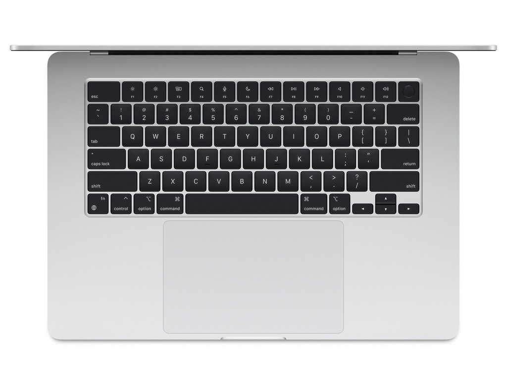 Apple MacBook Air 15" M3 chip with 8-core CPU and 10-core GPU, 16GB, 512GB SSD KB- ENG/ARB- Silver