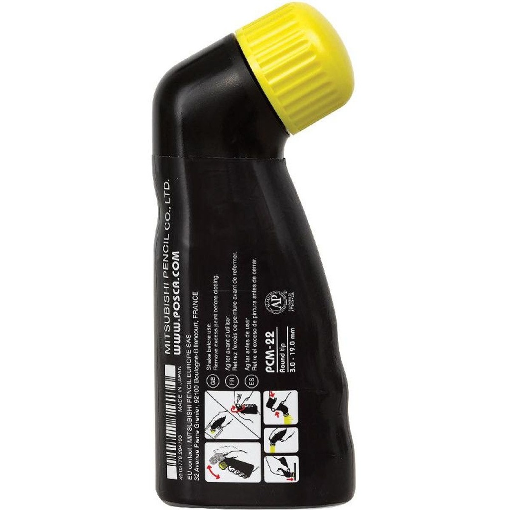 Acrylic Paint Marker Multi Surface Yellow UNI POSCA MOP'R