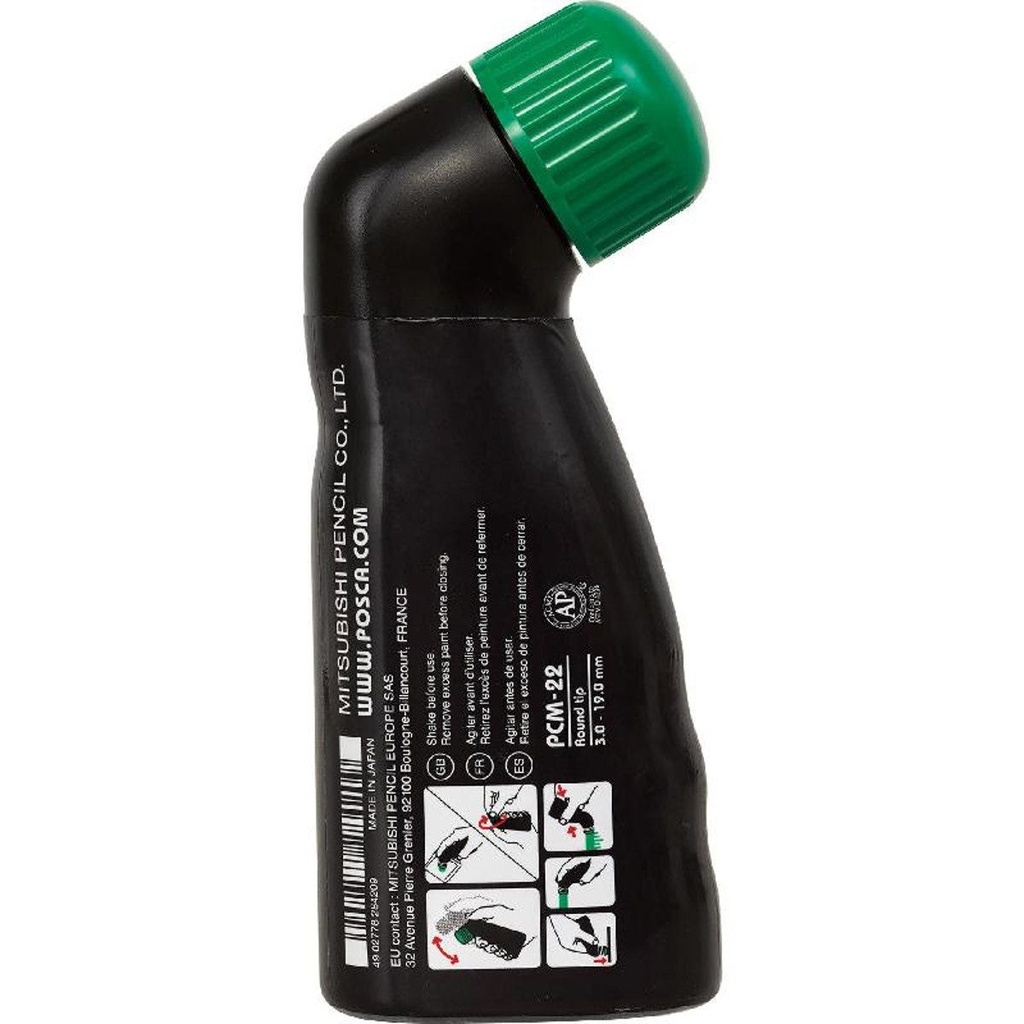 Acrylic Paint Marker Multi Surface Green UNI POSCA MOP'R