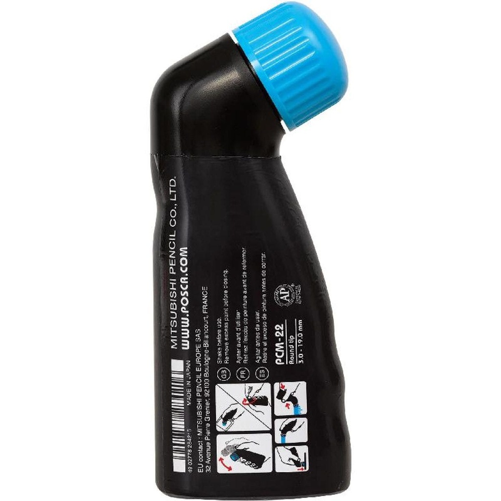 Acrylic Paint Marker Multi Surface L. Blue UNI POSCA MOP'R