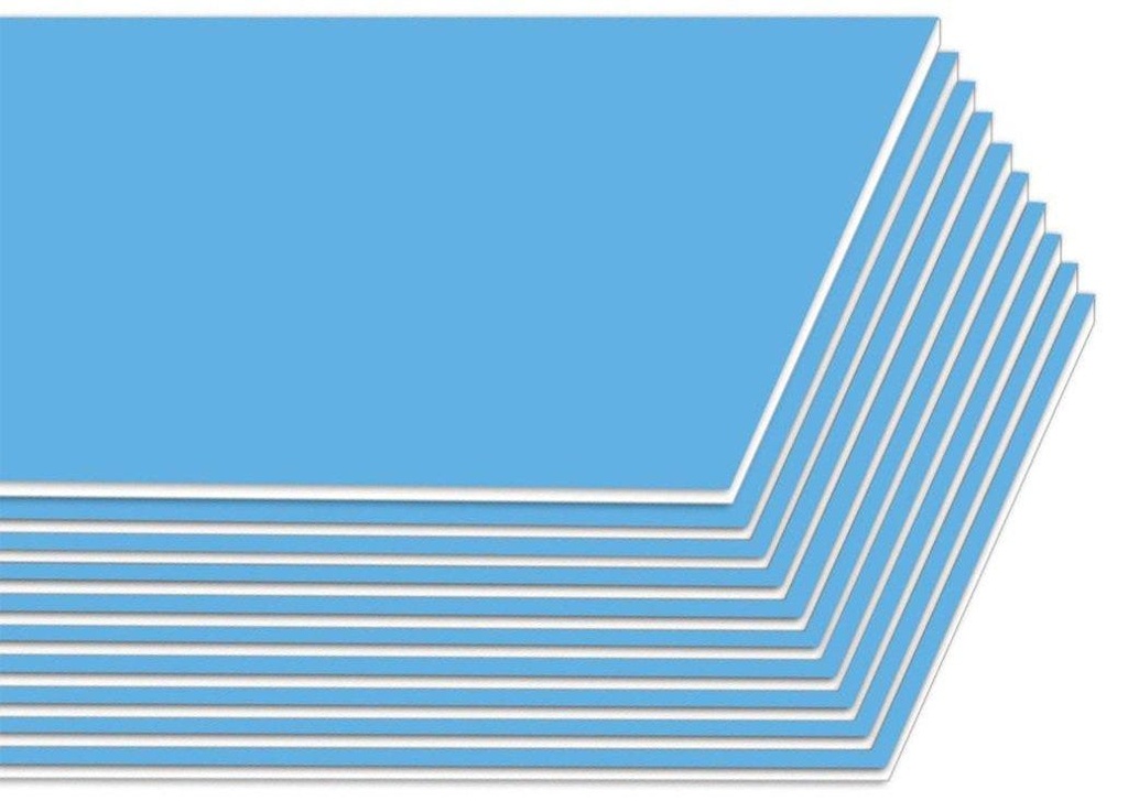 Foam Board 5mm 70x100cm Light Blue
