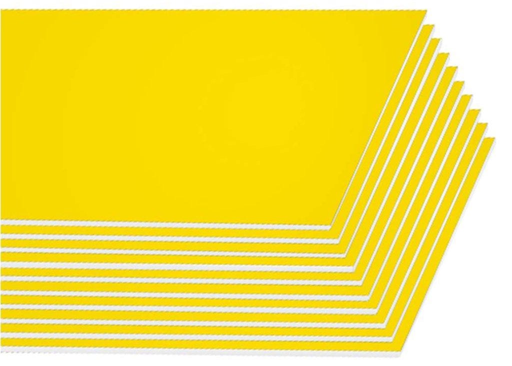 Foam Board 5mm 70x100cm Yellow