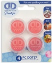 Wax Pots Pack of 4 Diamond Dotz