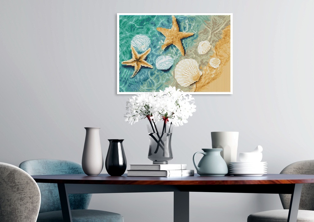 Dotting Diamond Set Crystal Shore kit with frame 28.00 x 41.00 CM