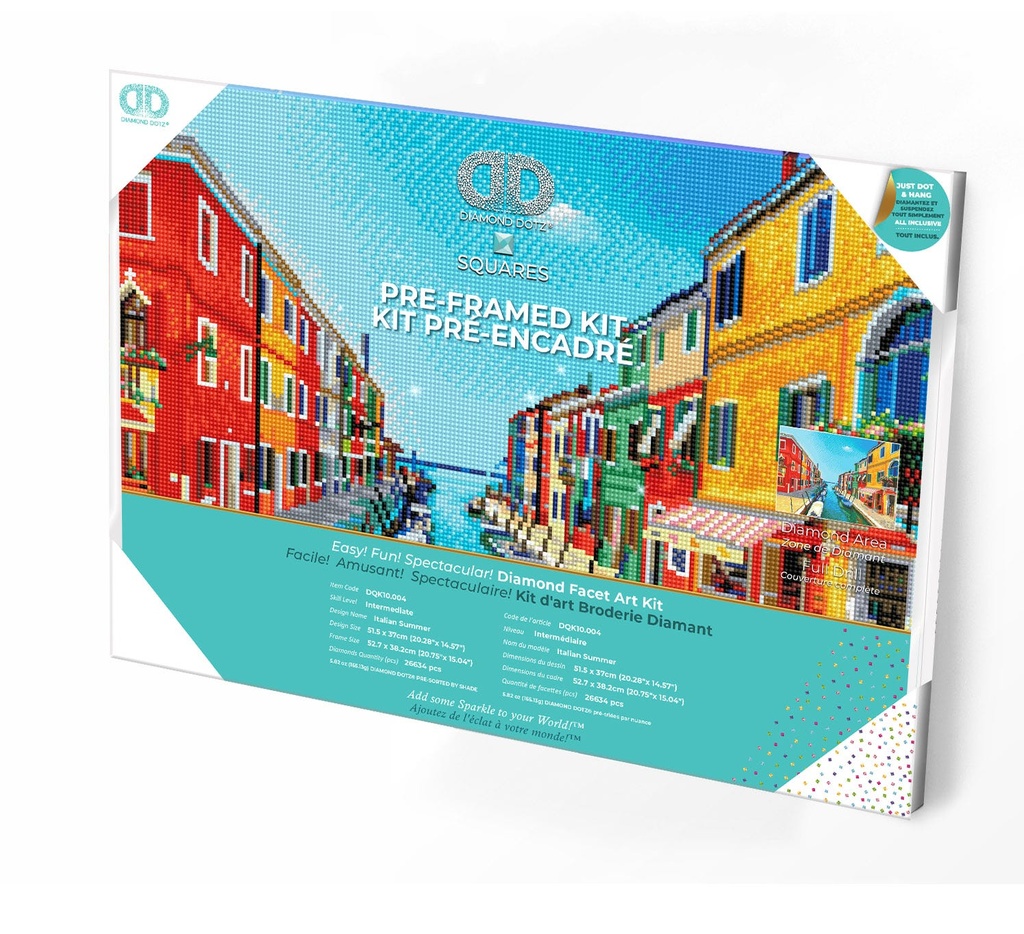 Dotting Diamond Set Italian Summer kit with frame 37.00 x 51.50 CM