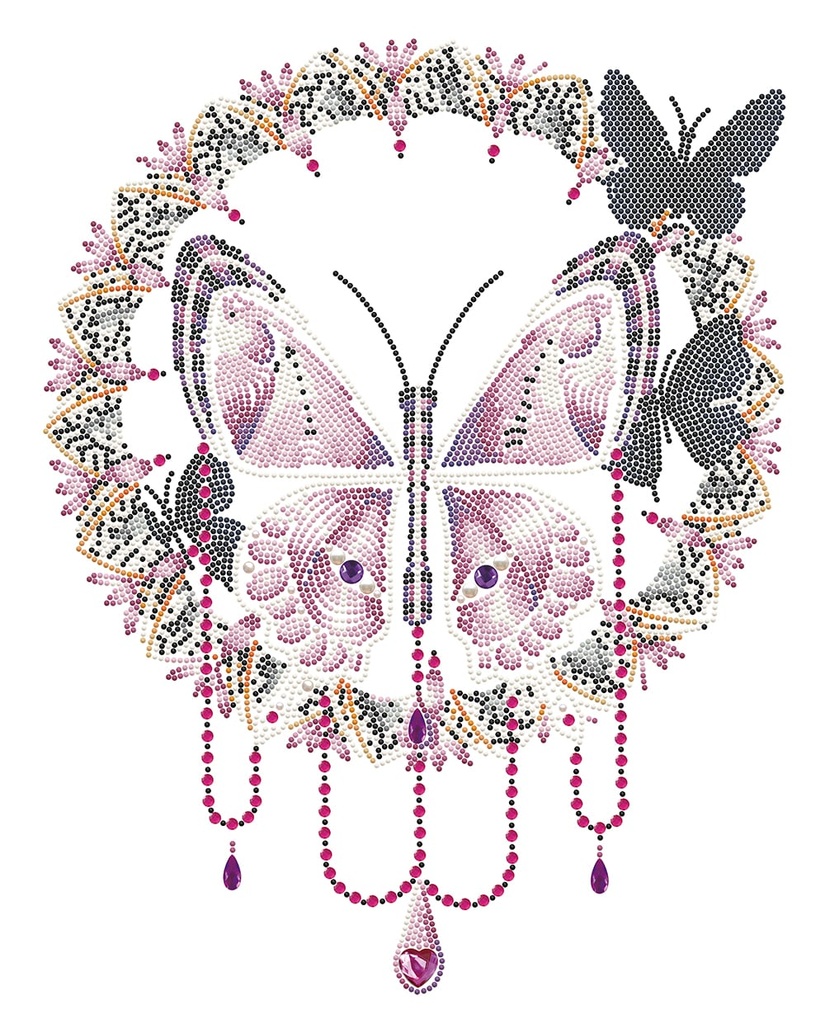 Dotting Diamond Butterfly Art 51.50 x 41.50 CM