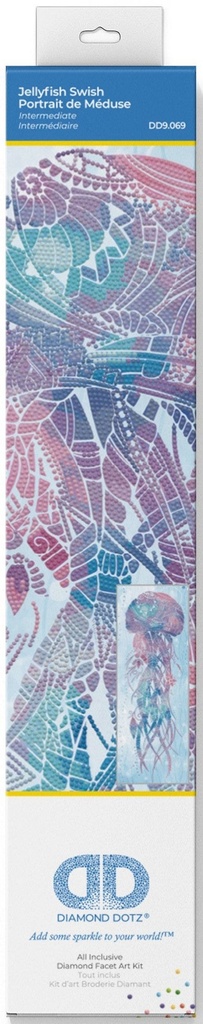 Dotting Diamond Jellyfish Swish 75.00 x 27.00 CM