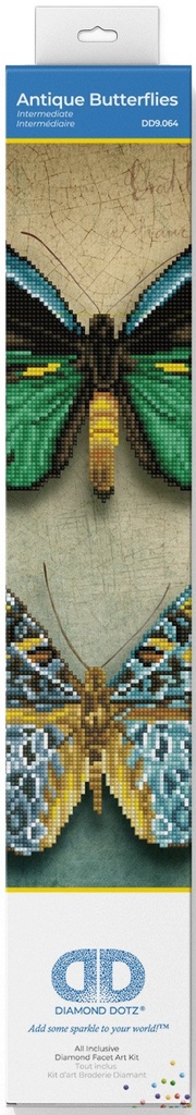 Dotting Diamond Antique Butterflies 51.50 x 37.00 CM